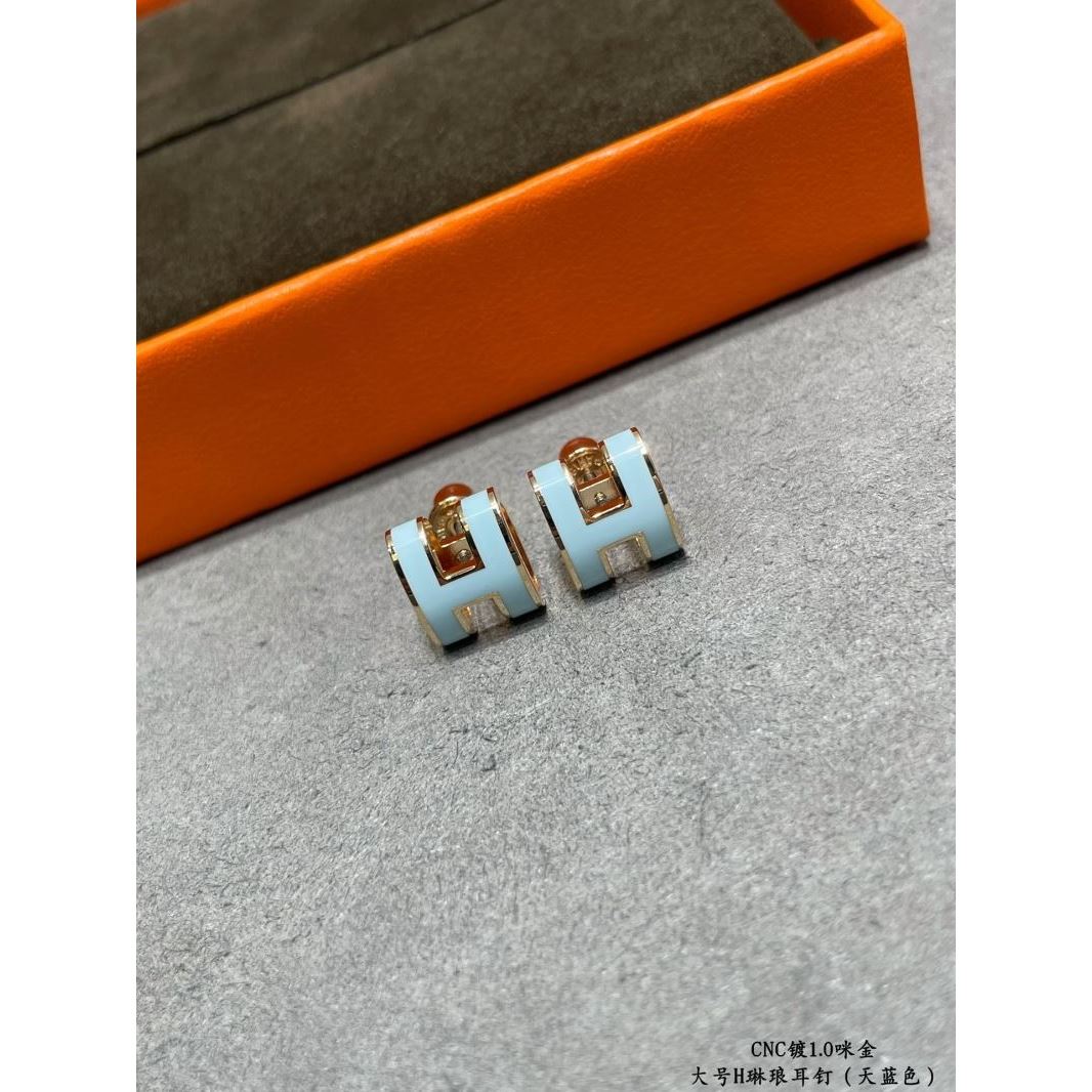 Hermes Earrings - Click Image to Close